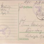DR - Nasielsk (Südostpreussen) 2.11.43 Feldpostkarte Fp.Nr. L51916 n. Nürnberg