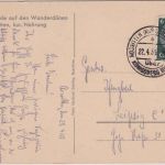 DR - Rossitten (Kurische Nehrung) ü. Königsberg Poststelle I Karte 1935