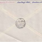 Saarland - Volkshilfe 1952 u.a. Einschreibebrief Homburg - Stuttgart 23.11.52