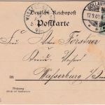DR - Gollantsch 17.8.03 5 Pfg. Germania Karte n. Wasserburg a/Inn