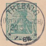 DR - Trebnig (Kr. Nimptsch) 20.5.11 KOS 5 Pfg Germania Ganzsache/Karte n. Berlin