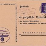 DR - Wiesenthal ü. Münsterberg (Schles.) Landpost-Ra2 Karte n. Münsterberg 1943