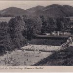 Schlesien - Dittersbach (Kr. Waldenburg) Sonnen- u. Freibad sw-AK ungebr ca 1935