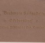 Schlesien - Gröbersdorf Dr. Brehmers Heilanstalten 12 sw-Ansichtskarten ca. 1935