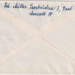 Saarland - 25 Fr. Heiliges Jahr Brief Saarbrücken - Werdau 20.10.50