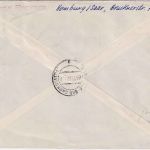 Saarland - Volkshilfe 1952 u.a. Einschreibebrief Homburg - Stuttgart 23.11.52
