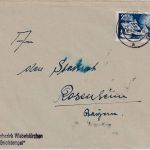 Saarland - 25 Fr. Europarat Brief Wiebelskirchen - Rosenheim 3.2.51