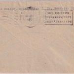 Saarland - 25 Fr. Flugpostmarke Brief Saarbrücken - Aldersbach 23.9.49