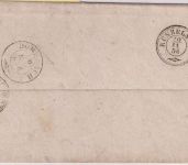 Württemberg - Kirchheim 19. NOV 1856 Portobrief n. Oberkessach - Retourvermerk
