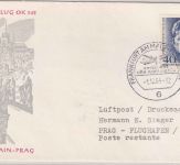 BRD - CSA Erstflug Frankfurt a/M Prag Luftpostbrief 1.12.64