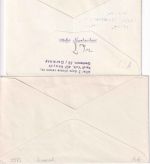 CSSR - CSA Erstflug Prag Frankfurt a/M. 15.12.64 2 Luftpostbriefe