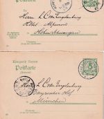 Bayern - Hohenschwangau 9. JUN 05 Reserve-K2 5 Pfg. Ganzsache n. München