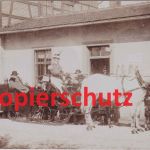 Bayern - Füssen Bahnhof Pferdeschlitten mit Prinzregent priv. Foto-AK ca. 1910
