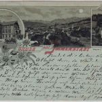 Bayern - Immenstadt Gruss aus Mondscheinlitho gelaufen 1899