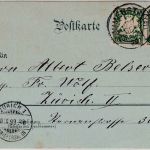 Bayern - Immenstadt Gruss aus Mondscheinlitho gelaufen 1899
