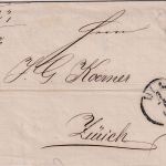 Württemberg - 7 Kr. Ziffer Brief i.d. SCHWEIZ K1 Ulm - Zürich 7.6.1872