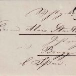 Bayern - 1 Kr. Wappen geschn. (Zwergschnitt) Trauerdrucksache HKS Weitnau 1871