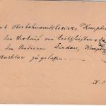 DR/Bayern - 5 Pfg. ganzsache Antwortteil K1 Kempten II 20. JUN - Leipzig ca 1880