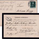Bayern - K.B. Bahnpost Röthenbach/Scheidegg Karte/Todesanzeige Lindenberg 1914