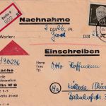 DDR - 1 DM Pieck + 3x16 Pfg. Akademie Nachnahme-Einschreibebrief Berlin 14.9.50