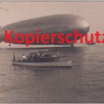 DR - Zeppelin "Graf Zeppelin" (LZ 127) Landung auf dem Bodensee Foto-AK ca. 1930