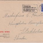 DDR - 35 Pfg. 5-Jahresplan Brief n. SCHWEDEN Berlin N4 - Stockholm 5.11.55