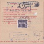 DDR - 40 Pfg. Aufbau u.a. Einzahlungsauftrag (2.400 M.) Karl-Marx-Stadt 2.7.84