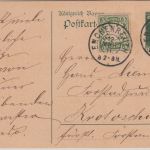 Bayern - Enchenreuth 12. MÄR 11 K2 5 Pfg. Luitpold-Ganzsache + Zusatz