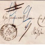 Bayern/Thurn & Taxis - Nürnberg 10. MÄR 1854 OPA-K2 Portobrief n. Coburg