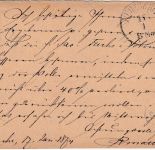 Bayern - K.B.Bahnpost NKCH-WMS I K1 2 Kr. Ganzsache Lambrecht - Nürnberg 1874