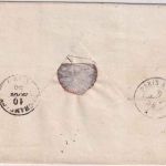Bayern/Frankreich - Passau 6/8 HKS Portobrief n. Mareuil s/Ay 1858