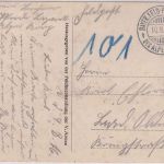 Bayern - Bayer. Feld-Postexped. des Alpenkorps Ub "b" 10.8.16 Feldpostkarte
