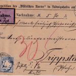 Bayern - 10+20 Pfg. Wappen Wz. 2 Nachnahmebrief-Vds. Ludwigshafen 2/12
