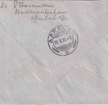 DR - 2x5+10 Pfg. Germania Zensurbrief i.d. SCHWEIZ Offenbach a/M. 16.10.15