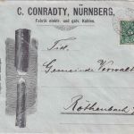 DR-Infla - 4 M. Posthorn illustr. Firmenortsbrief Röthenbach a.P. 20.11.22