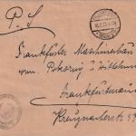 DR-Infla - Frankfurt a/M. 18.9.23 Postsache/Ortsbrief Telegraphenamt