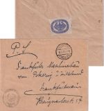 DR-Infla - Frankfurt a/M. 18.9.23 Postsache/Ortsbrief Telegraphenamt