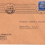 DR - 25 Pfg. Hindenburg Brief n. USA Hamburg - Tampa 2.9.39 (!)
