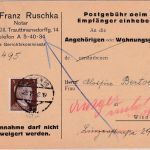 DR - 3 Pfg. AH Drucksachenkarte/Ortskarte Wien 26.6.42