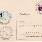 DR - Kuhlmühle ü. Wittstock Deutschlandlager 1935 Karte 6+15 Pfg. HJ-Welttreffen