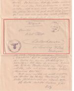 DR - Feldpostbrief 4./6.10.44 Fp.Nr. 14278 (Kraftfahrpark 688) n. Ludenhausen