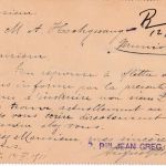 DP Türkei - 20 Pa./10 Pfg. germania Firmenkarte Constantinopel - München 1911