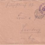 DR - K.D.Feldpostexped. 76. Res.Div. (Osten) Feldpostbrief m. Inhalt 15.7.15