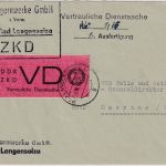 DDR - 20 Pfg. ZKD/Vertrauliche Dienstsache Brief Bad Langensalza - Meerane 1966