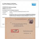 DDR - 70/84 Pfg. Fünfjahresplan/Überdruck PF !! Einschreibebrief Cossebaude 1955