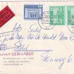 DDR - Freimarken Aufbau klein/groß 7 Portostufen/Belege 70er/80er Jahre