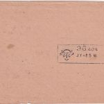 DR - Feldpostnummer 38050 K (Dänemark) Gebührnis-Überweisung n. Kiel 1944