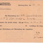 Saarland - 12 Fr. Dienstmarke Fernkarte Homburg - Schiffweiler 2.11.50