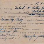 Bizone - 2 Pfg Notopfer Berlin stark verzähnt Firmenkarte Ennigloh Bünde 16.3.49