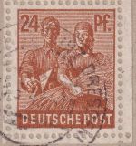 All.Bes./Kontrollrat - 24 Pfg. Arbeiter Brief Königsstein 5.3.48 Besonderheit !